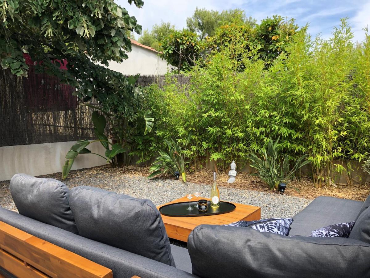 La Suite 68 Bandol Avec Jardin Et Parking Privatif Extérieur photo