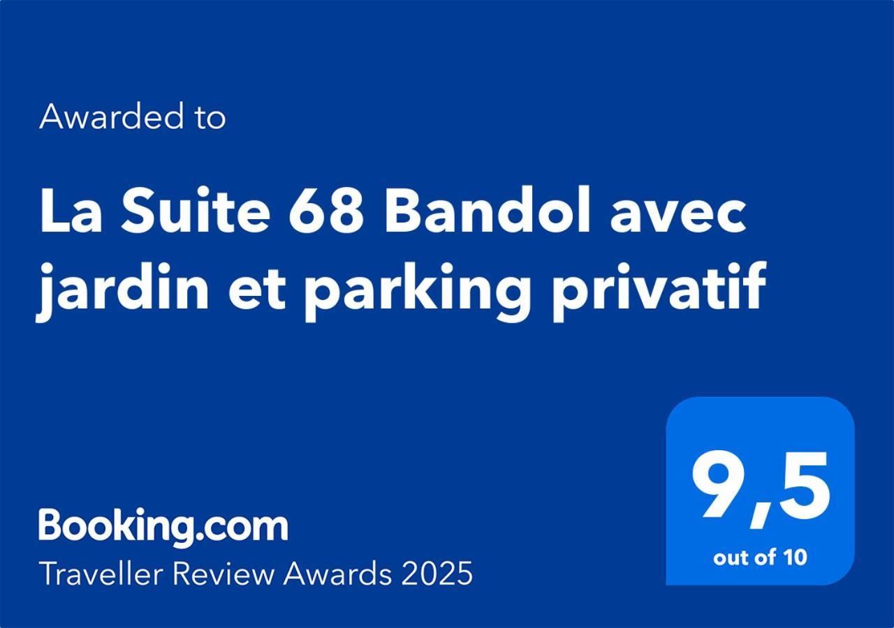 La Suite 68 Bandol Avec Jardin Et Parking Privatif Extérieur photo